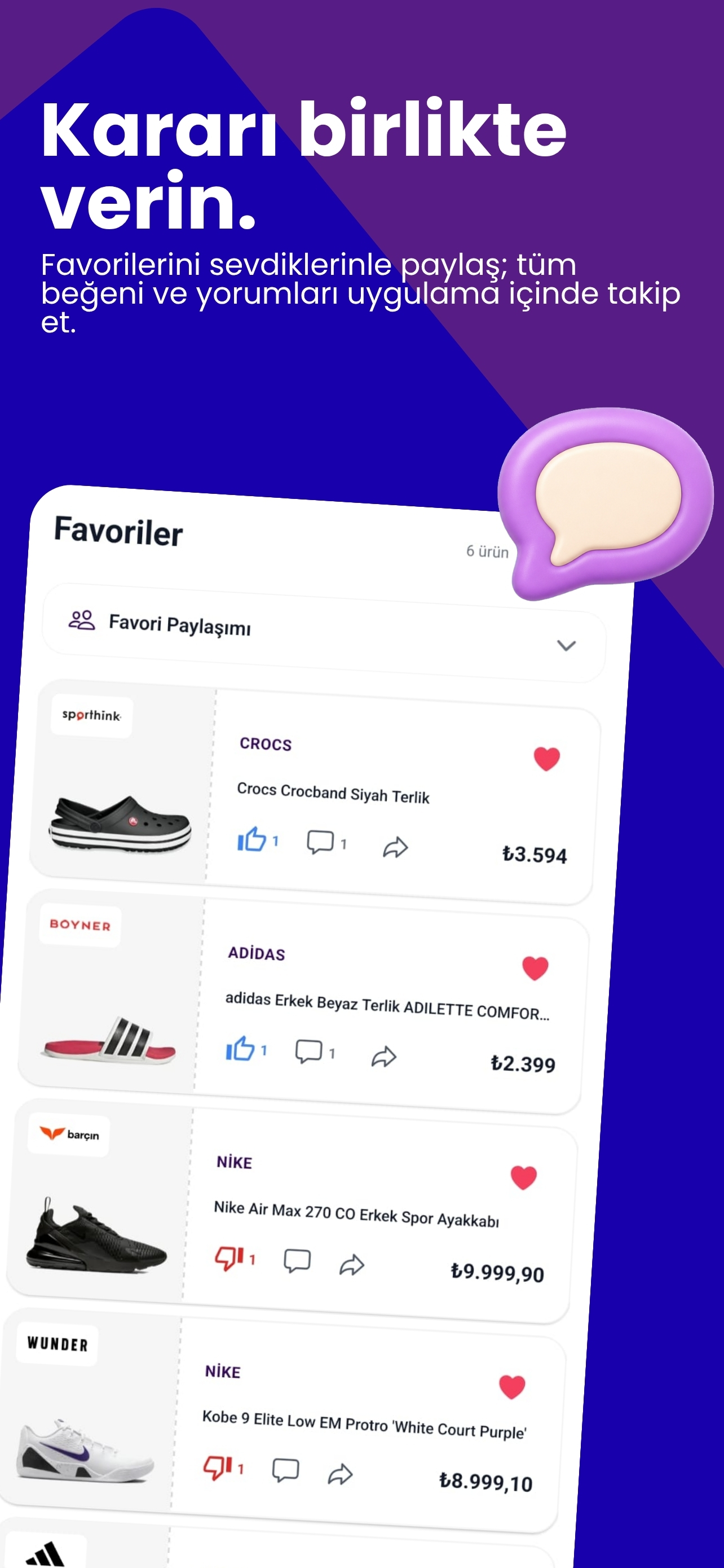 Ayakapp favori paylaşımı ve sosyal keşif ekranı